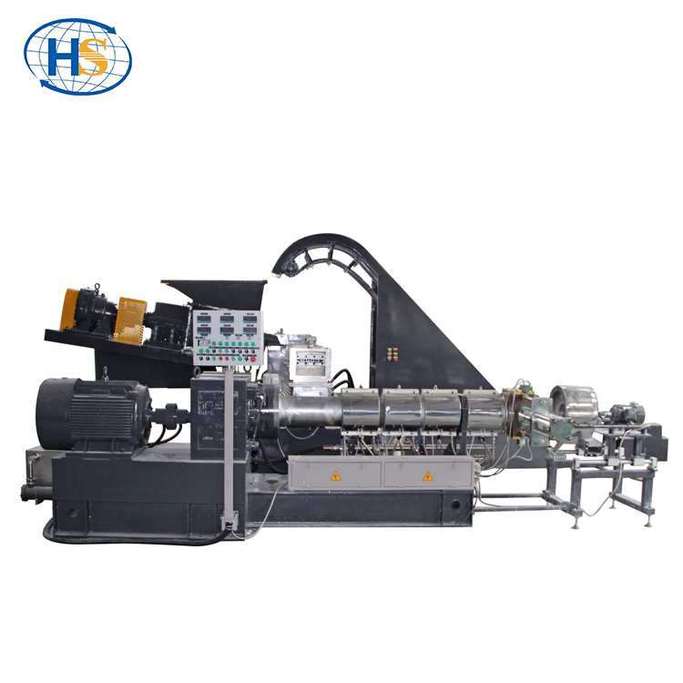 PVC-Compound-Doppelschneckenextruder für Kabelabdeckungen / PVC-Recycling-Extruder