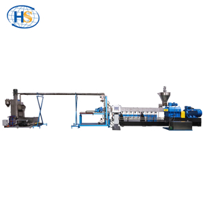 Doppelschneckenextruder mit Unterwassergranulierlinie